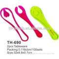 2015 Year Hot Sale Wholesale 2pcs Plastic Salad Spoon TH-690